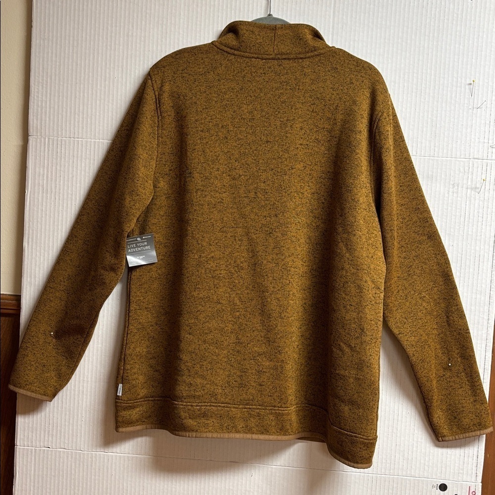 Eddie Bauer Women’s Mustard Tan Full Zip Jacket W/Plaid Accents. Size Tall 2XL - Picture 13 of 13
